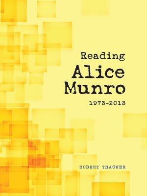 cover image of Reading Alice Munro, 1973-2013